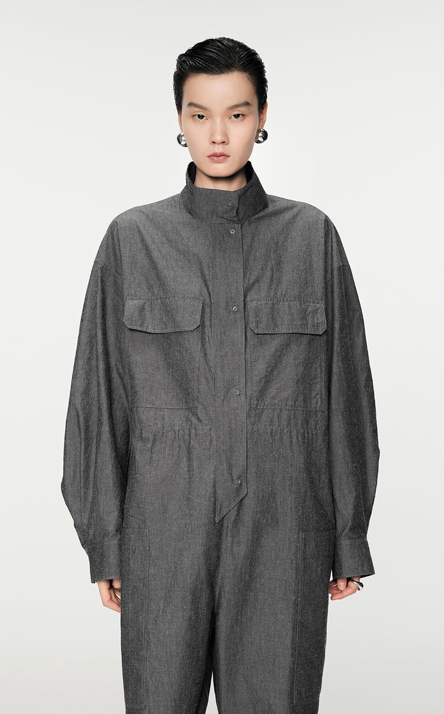 Jumpsuits / JNBY Oversize Eco-Friendly Cotton-Hemp Jumpsuits