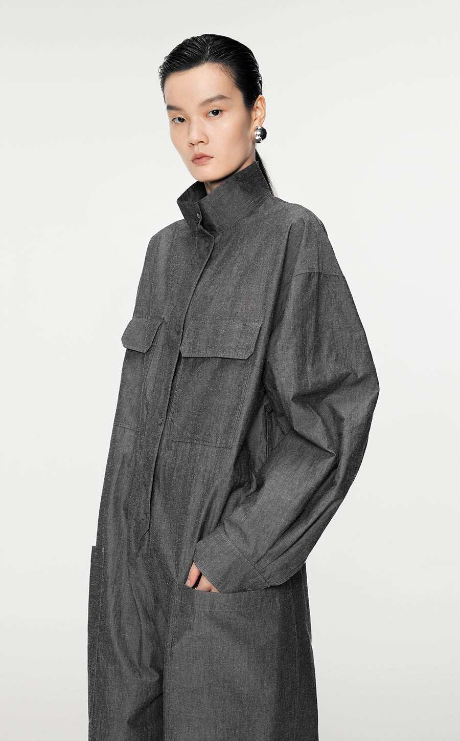 Jumpsuits / JNBY Oversize Eco-Friendly Cotton-Hemp Jumpsuits