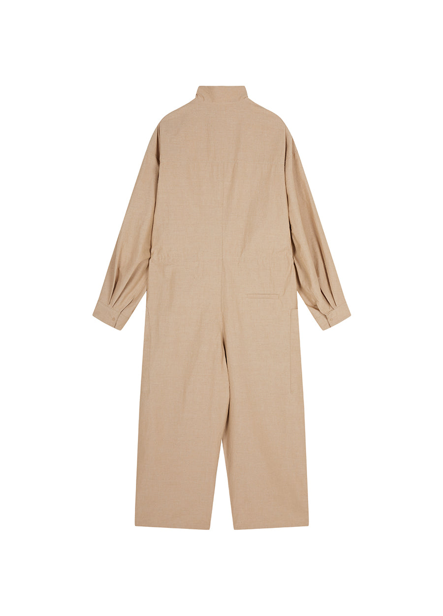 Jumpsuits / JNBY Oversize Eco-Friendly Cotton-Hemp Jumpsuits