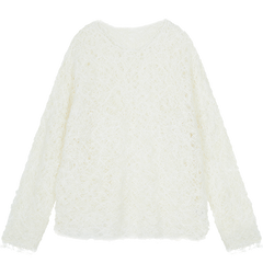 Sweater / JNBY Oversized Textured Knit Sweater