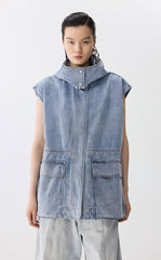 Vest / JNBY Drawstring Oversized Midi Vest