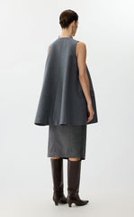 Dress / JNBY Sleeveless Wool-Silk A-Line Dress