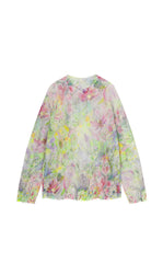 Sweater / JNBY Watercolor Floral Oversized Knit Sweater