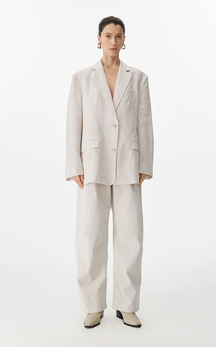 Blazer / JNBY Loose Linen Blazer