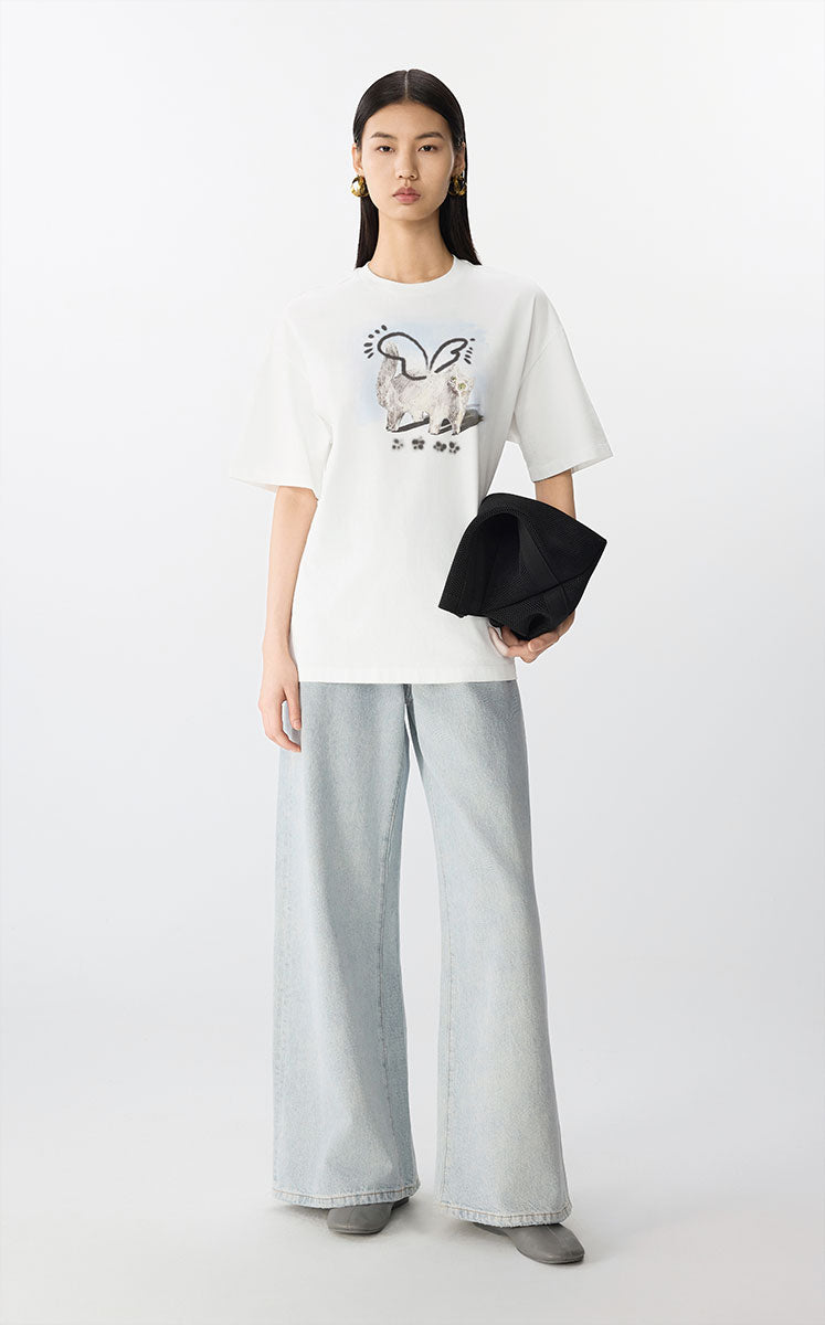 T-shirt / JNBY Ceramic Cat Tee