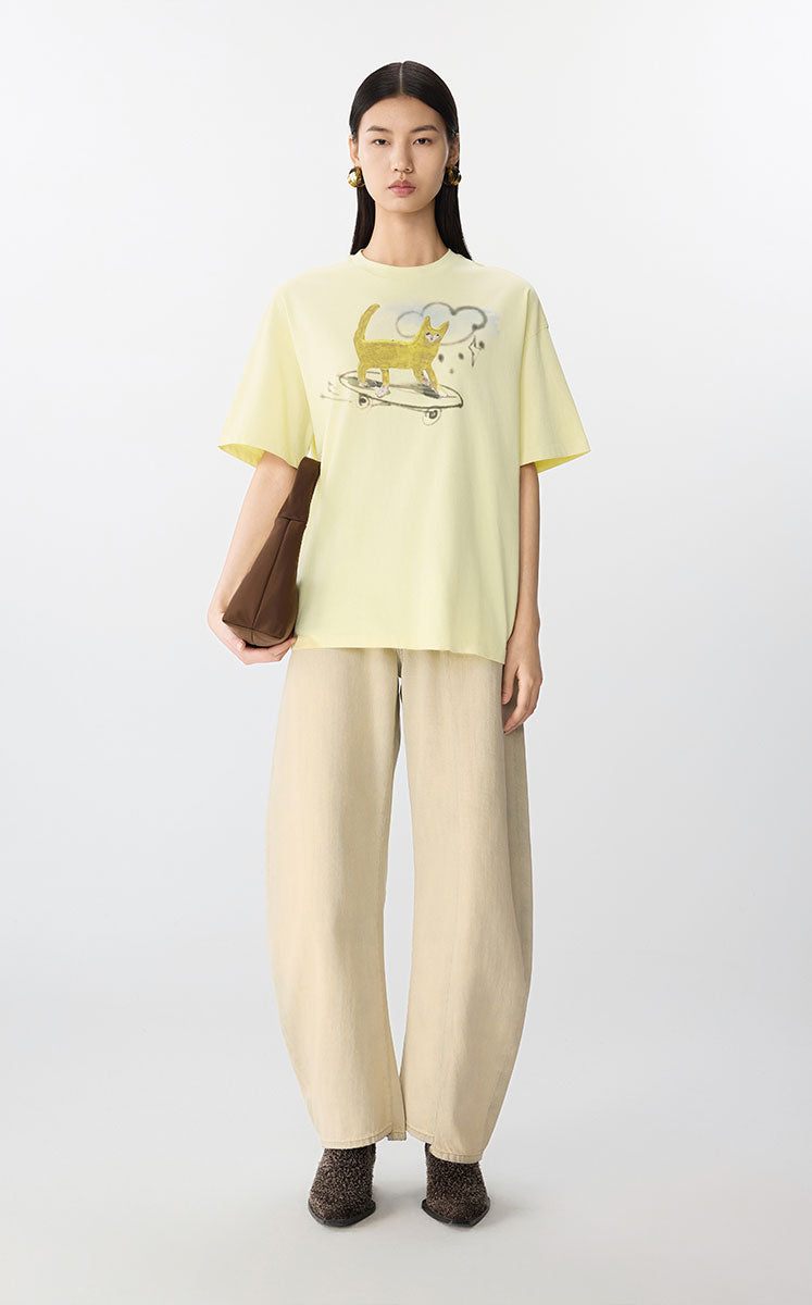 T-shirt / JNBY Ceramic Cat Tee