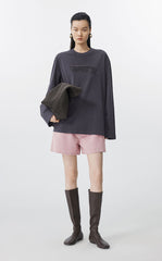 T-Shirt / JNBY Relaxed-Fit Ceramic Cat Long Sleeve Tee