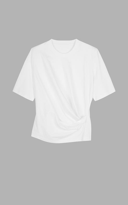 T-Shirt / JNBY Waist Pleated Sculpting Tee
