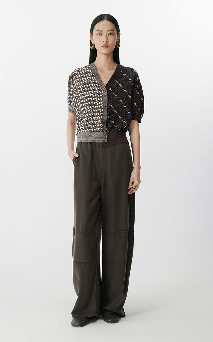 Shirt / JNBY Urban Print Short Sleeve Shirt