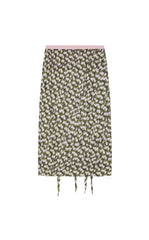 Skirt / JNBY Pleated Floral Print Midi Skirt