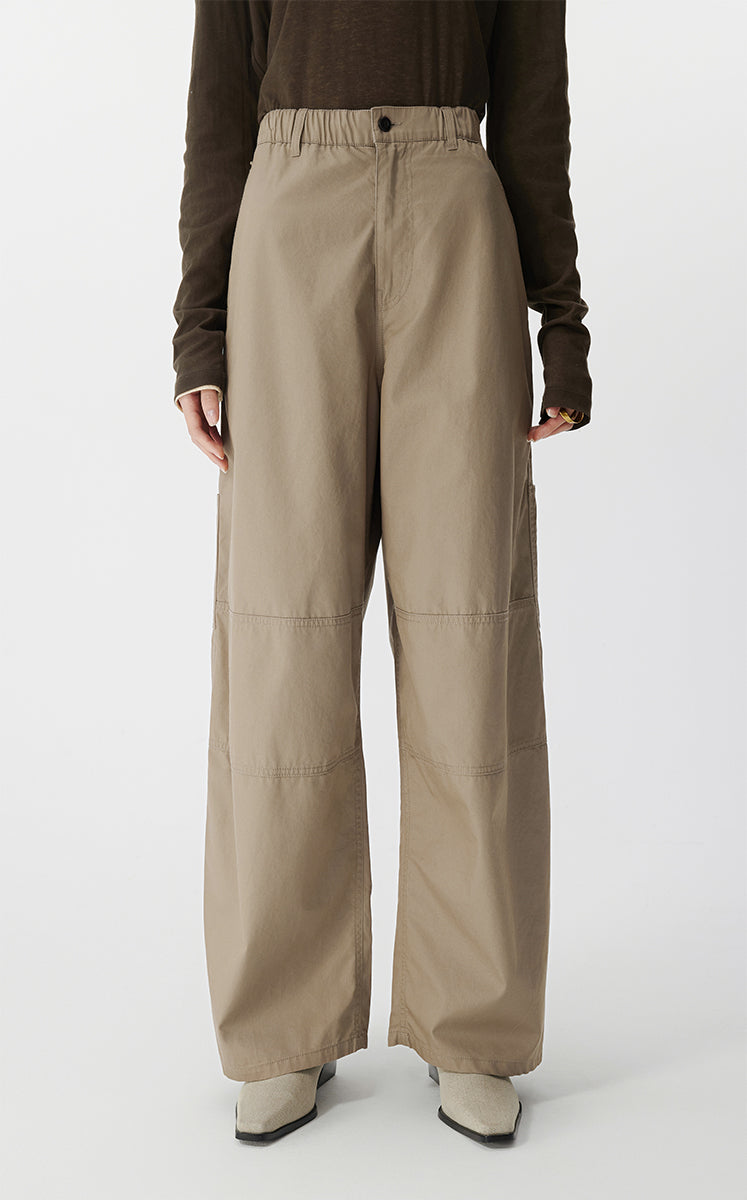 Pants / JNBY Utility Wide Leg Cotton Trousers