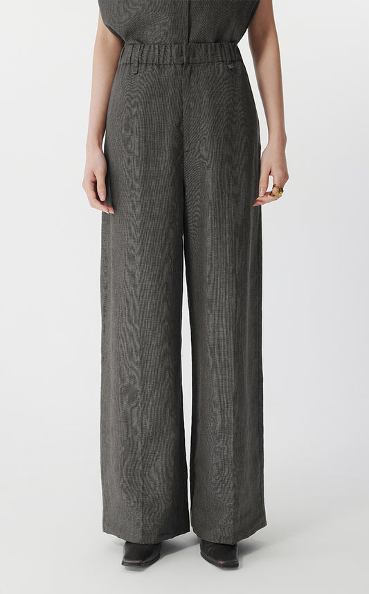 Pants / JNBY Wide-Leg Linen Trousers