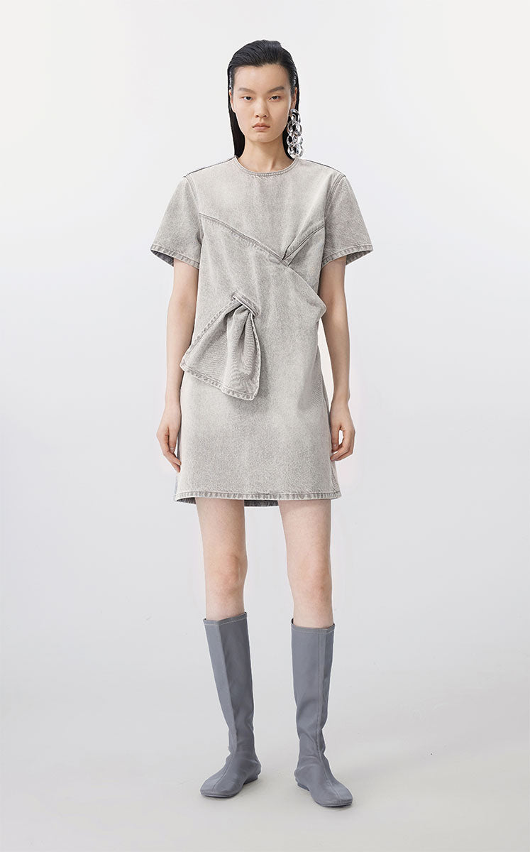 Dress / JNBY 3D  Floral Short Sleeve Dress
