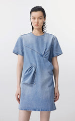 Dress / JNBY 3D  Floral Short Sleeve Dress