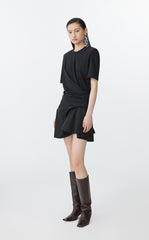 Skirt / JNBY A-Line Wool Blend Mini Skirt