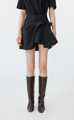 Skirt / JNBY A-Line Wool Blend Mini Skirt