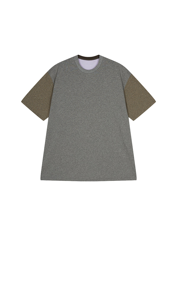 T-shirt / JNBY Colorblock Loose Fit Cotton Tee