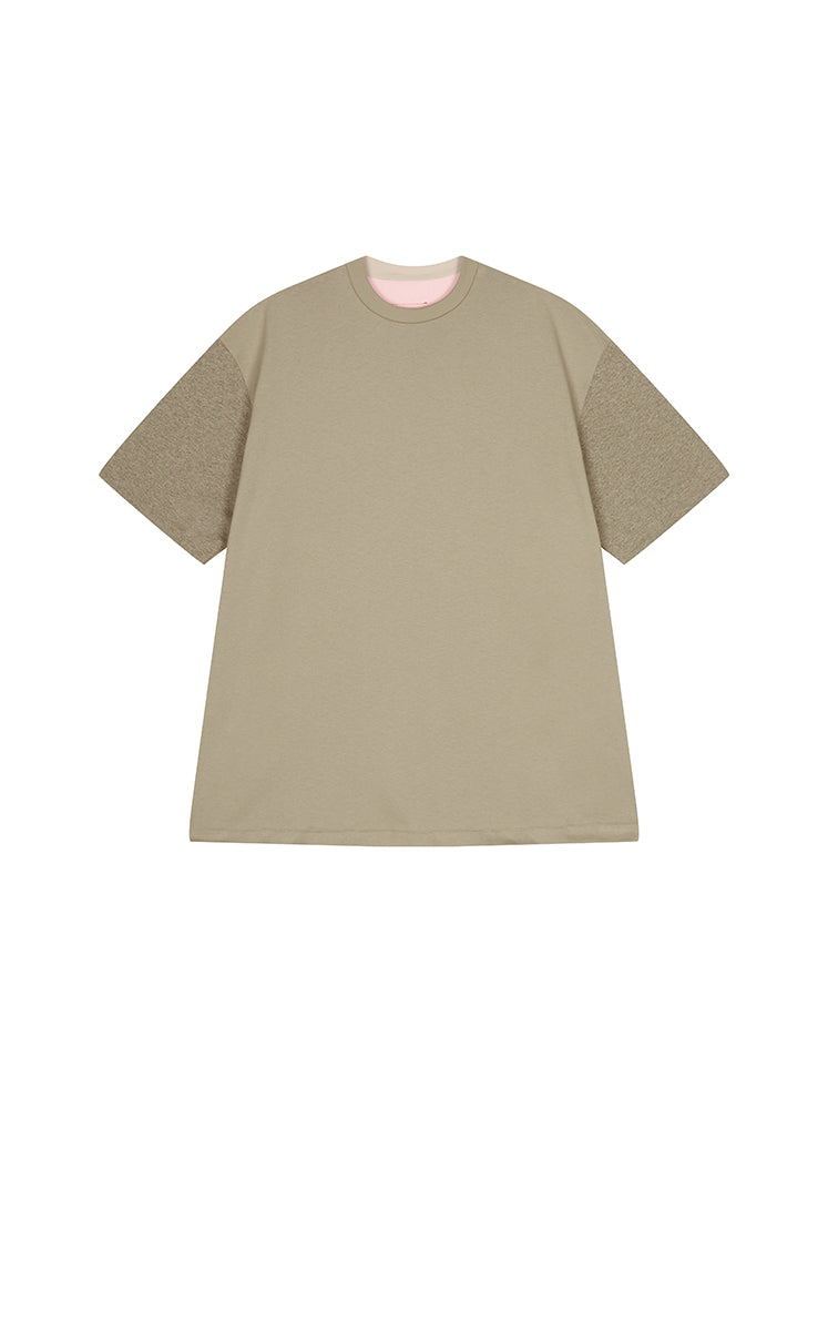 T-shirt / JNBY Colorblock Loose Fit Cotton Tee