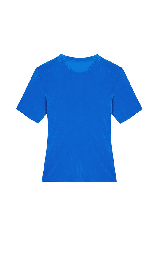 T-Shirt / JNBY Slim Flocked Mesh Tee