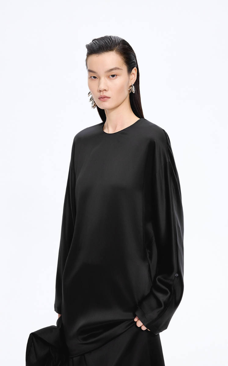 Dress / JNBY Acetate Blend Oversized T-Dress