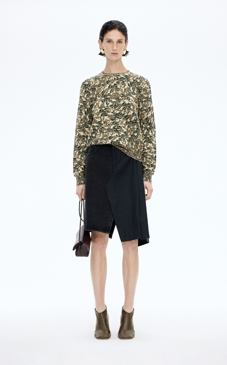 Sweater / JNBY Patterned Long-Sleeve Sweater