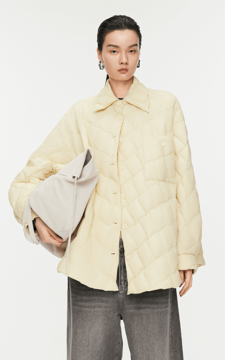 Coat / JNBY Oversize A-Type Light Down Jacket