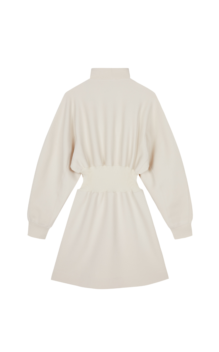 Dress / JNBY Cotton Blend Air-Layer X-Line Long Sleeve Dress