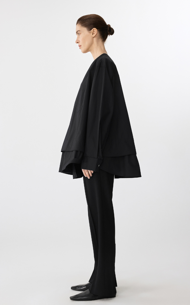 Coat / JNBY Oversized Drawstring Cotton Jacket