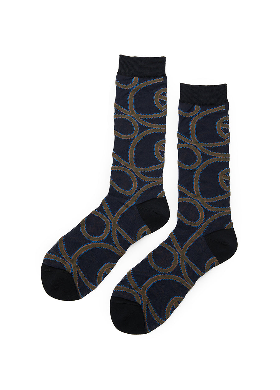 Socks / JNBY Striped Print Nylon Socks