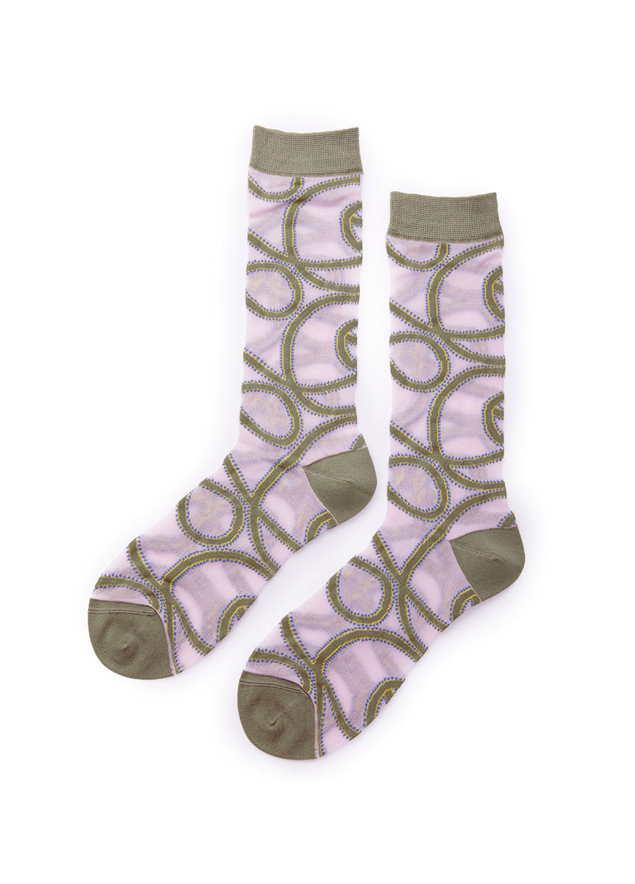 Socks / JNBY Striped Print Nylon Socks