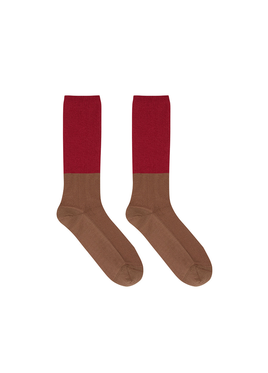 Socks / JNBY Color-Block Jacquard Socks