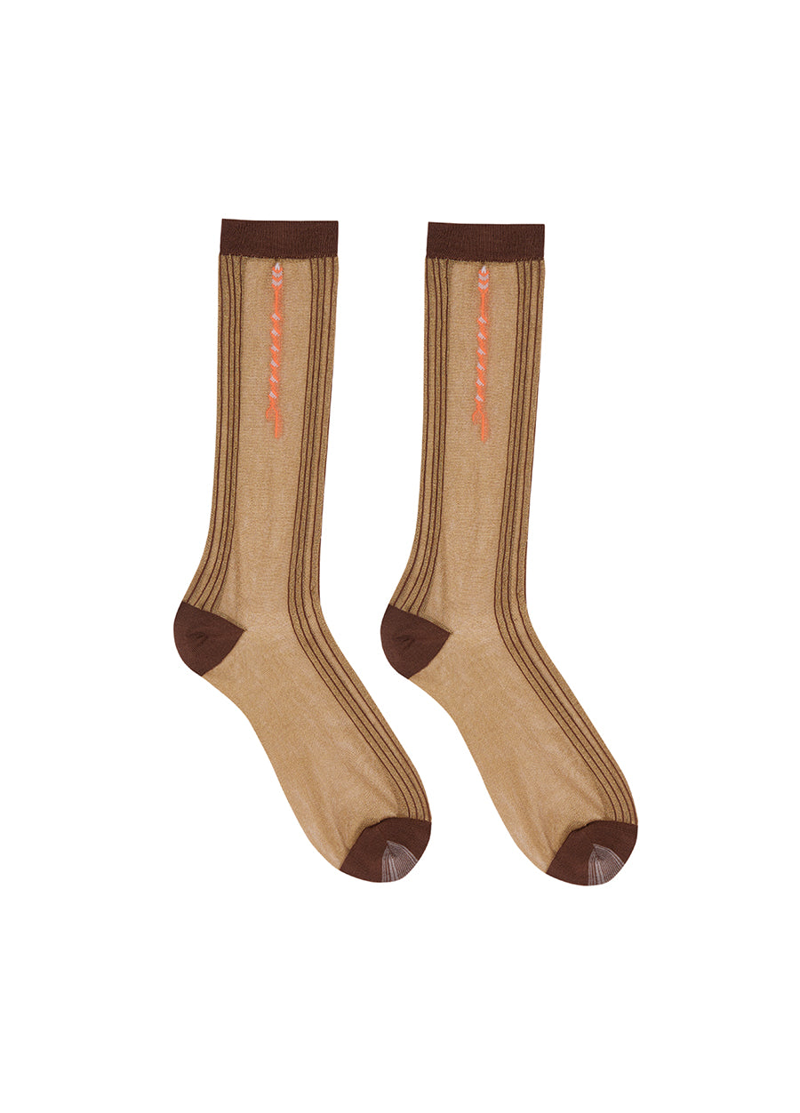 Socks/JNBY Khaki High Socks