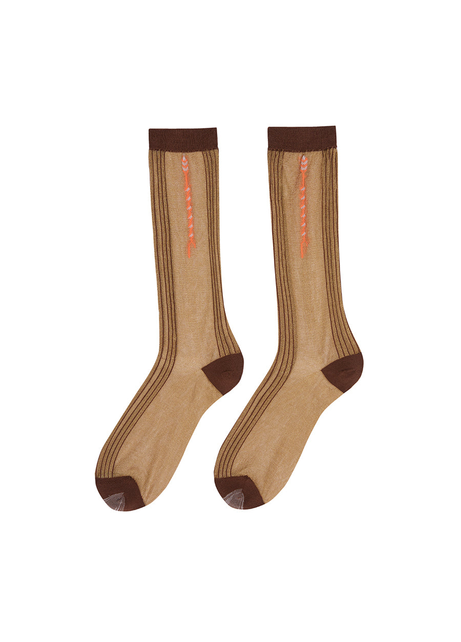 Socks/JNBY Khaki High Socks