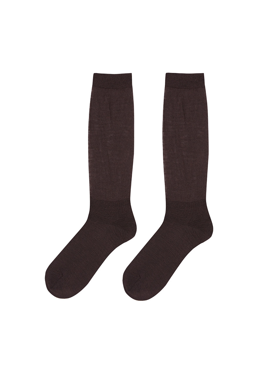 Socks/JNBY Solid Color High Socks