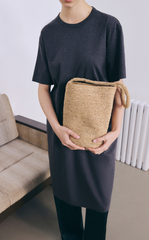 Bag / JNBYHOME Raffia Bucket Bag