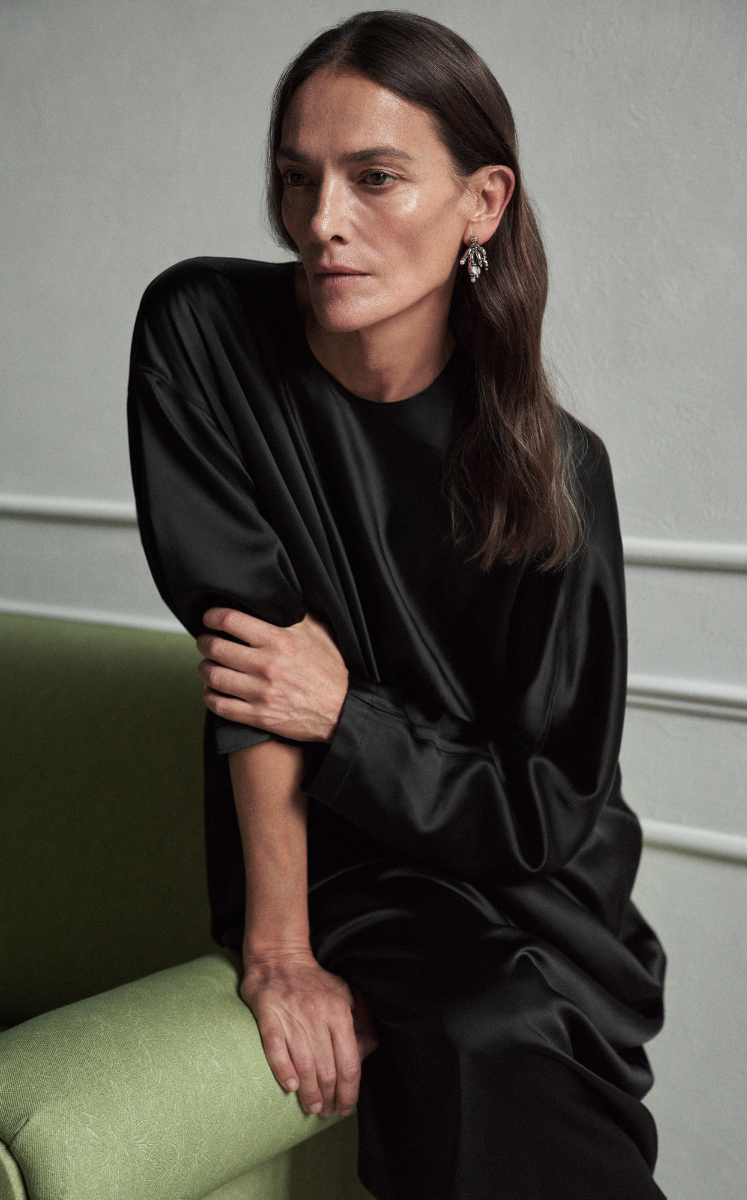 Dress / JNBY Acetate Blend Oversized T-Dress