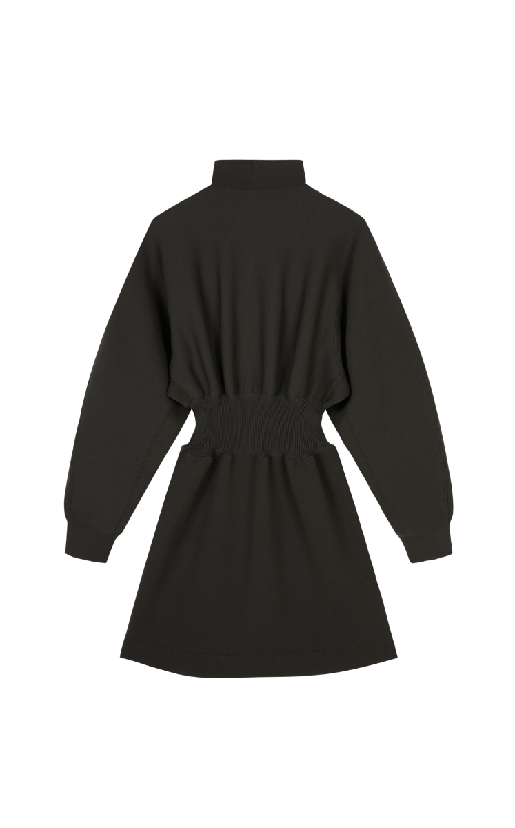 Dress / JNBY Cotton Blend Air-Layer X-Line Long Sleeve Dress