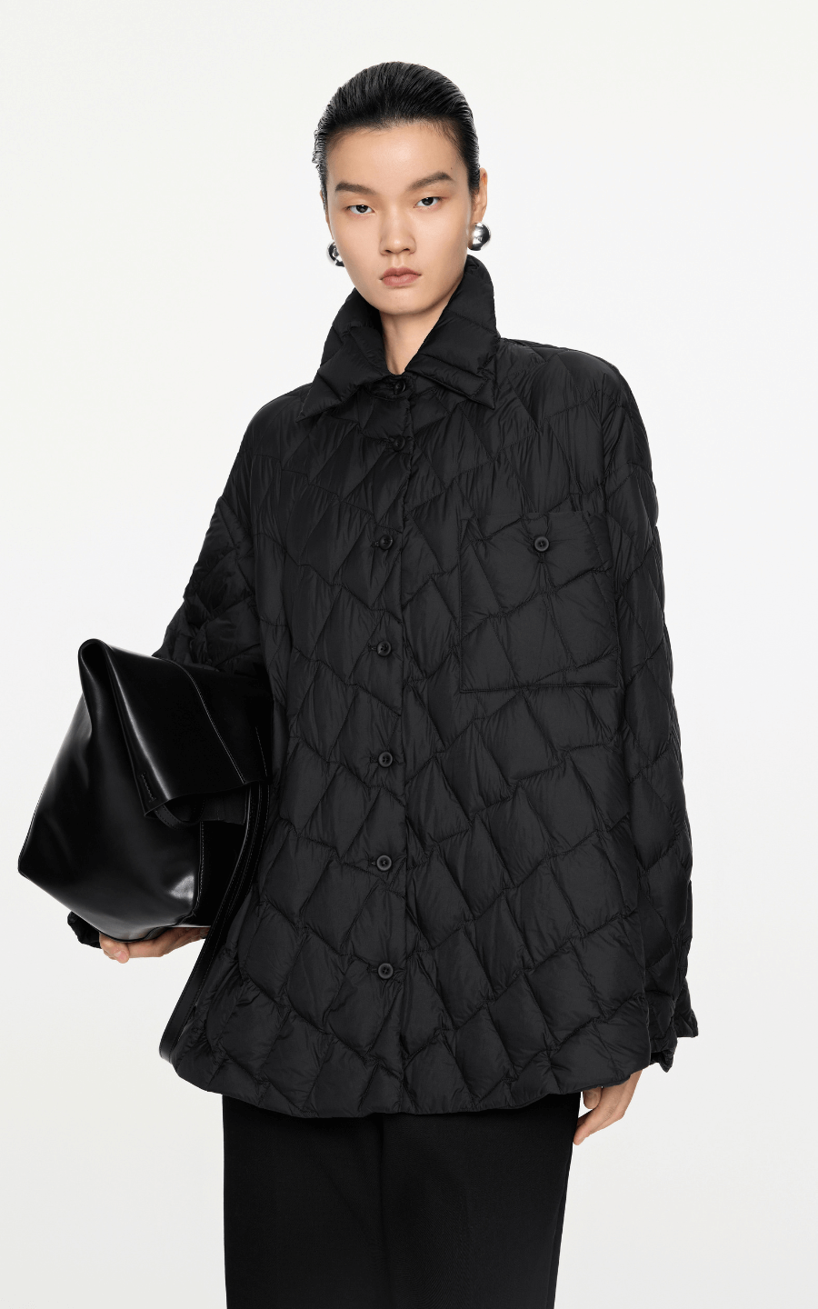 Coat / JNBY Oversize A-Type Light Down Jacket