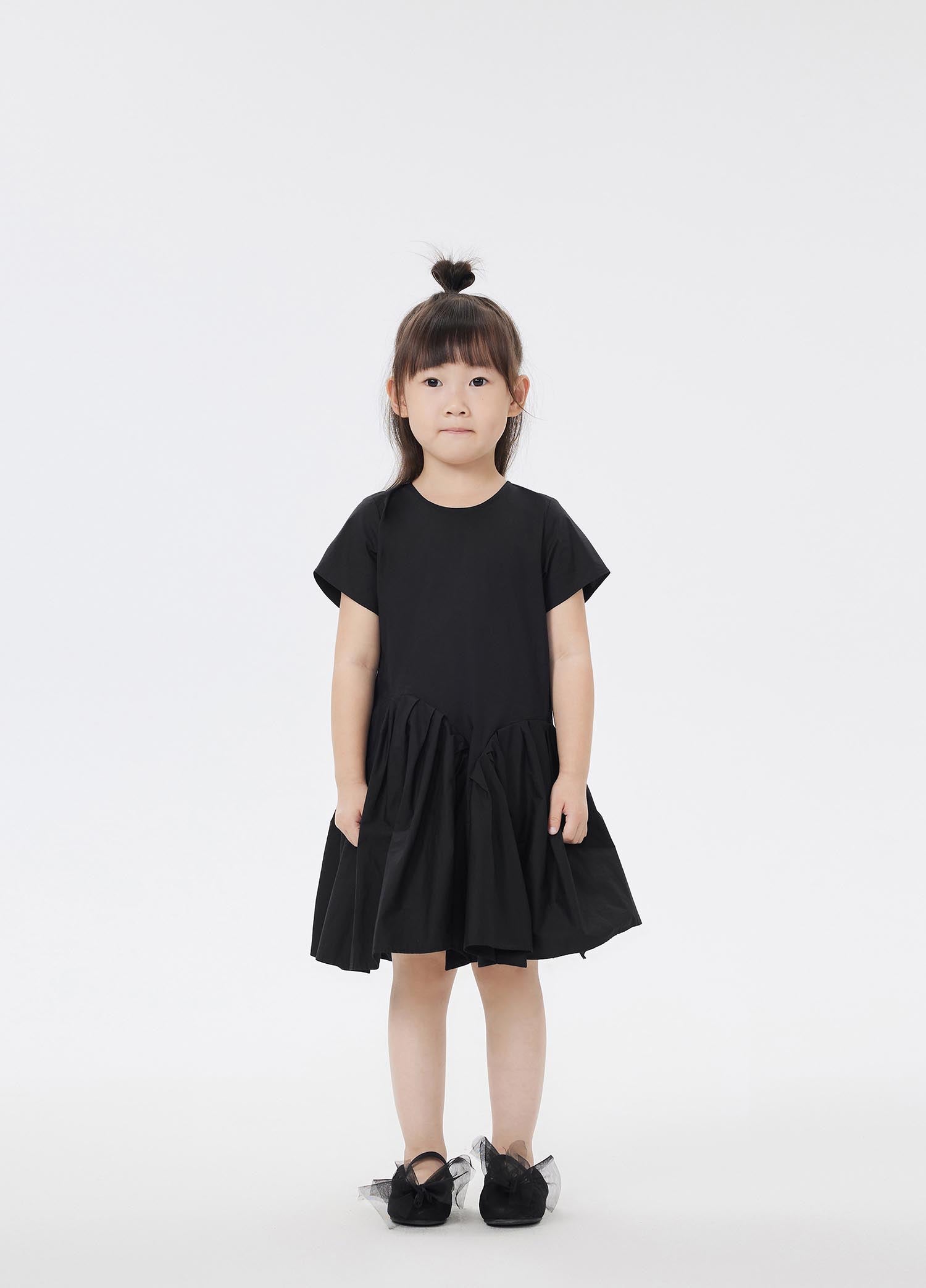 Dress / jnby by JNBY Solid A-Line Short Sleeve Dress