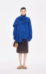 Sweater / (ESG)JNBY Wool Wrap Longline Cardigan