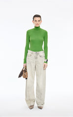 Sweater / JNBY Fitted Wool Turtleneck Pullover