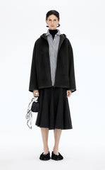 Skirt / JNBY S-Line Wool Mid-Length Skirt