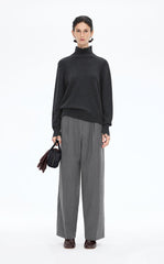 Sweater / JNBY Oversized Wool Cashmere Turtleneck Sweater