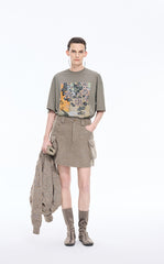 T-Shirt / JNBY Shadows Art Cotton Tee