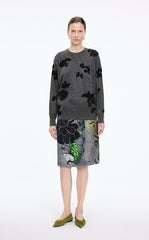Sweater / JNBY 3D Floral Wool Blend Pullover