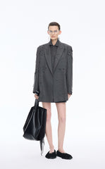 Blazer / JNBY Floral Laser Wool Blend Blazer