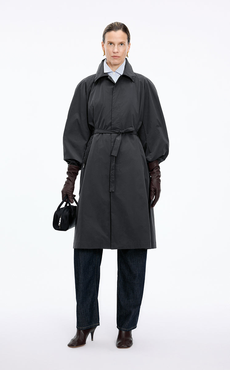 Trench Coat / JNBY Oversized A-Line Long Trench