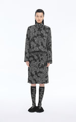 Skirt / JNBY Printed Wool-Blend Midi Skirt