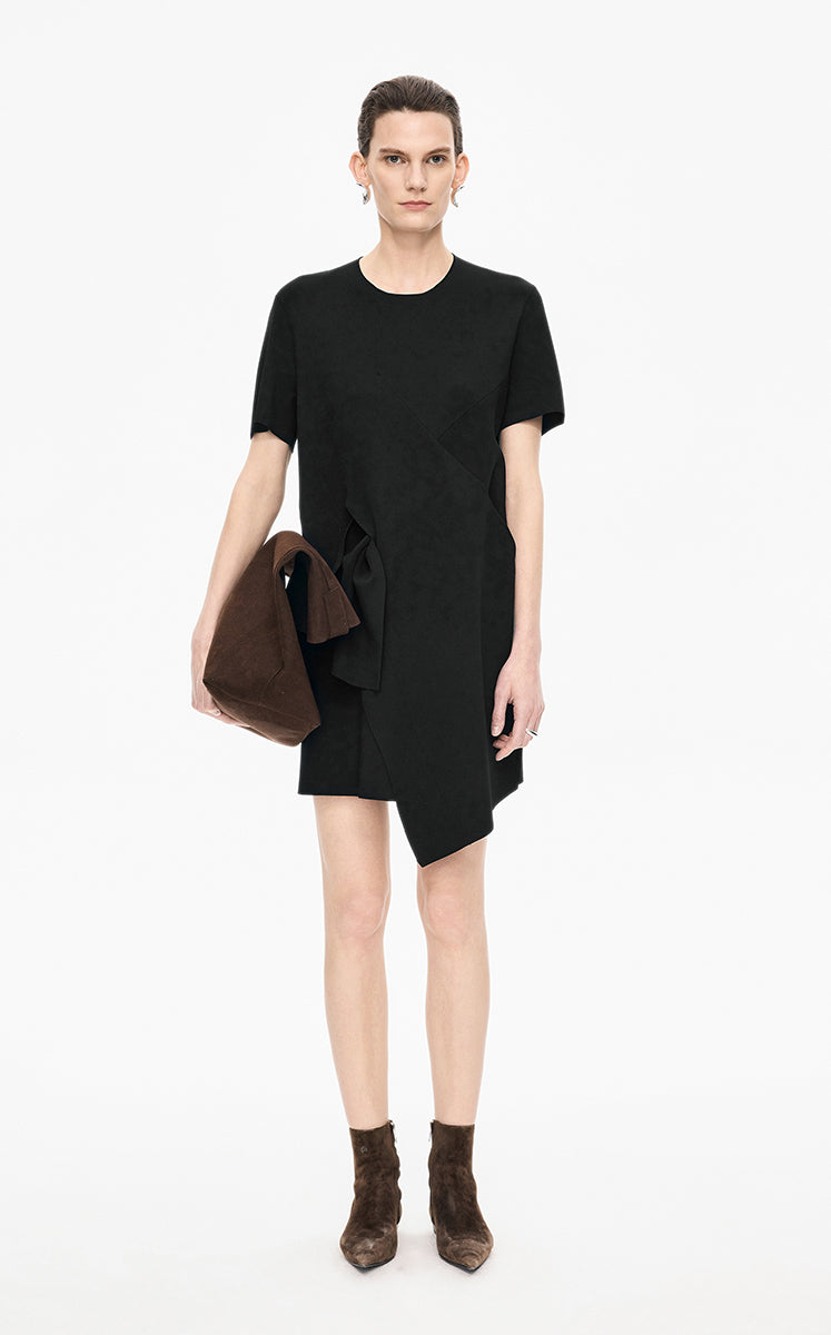 Dress / JNBY Sculpted Short Sleeve Knit Dress