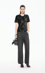 T-Shirt / JNBY Floral Vase Slim Fit T-Shirt